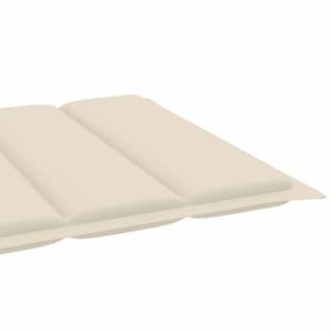 Chaise longue (lot de 2) 3007889-4 Blanc crème