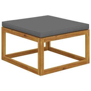 Fußhocker 3009261-7 Grau - Massivholz - Holzart/Dekor - 68 x 29 x 68 cm