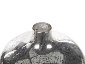 Blumenvase KACHORI Schwarz - Silber - Glas - 25 x 40 x 25 cm