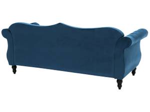 3-Sitzer Sofa SKIEN Schwarz - Blau - Marineblau