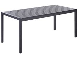 Table de salle à manger VERNIO Noir - Matière plastique - 90 x 76 x 180 cm