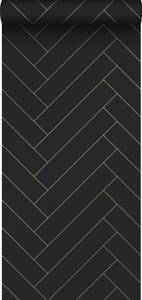 papier peint chevron 7328 Noir