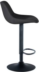 Tabourets de bar Loft Lot de 2 Noir