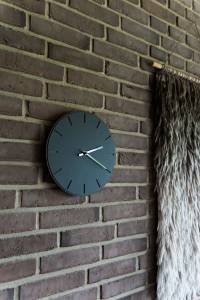 Horloge murale 32749 Noir - Fibres naturelles - 38 x 2 x 38 cm