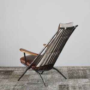 Fauteuil CIANO fauteuil club cuir Marron - Cuir véritable - 64 x 91 x 94 cm