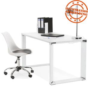 Bureau XLINE 74 x 74 x 140 cm - Blanc