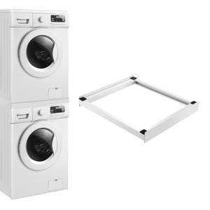 Kit de Superposition pour Lave-Linge Blanc - Métal - 60 x 8 x 54 cm