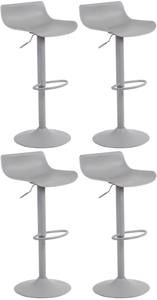 Barhocker Aveiro 4er Set Grau