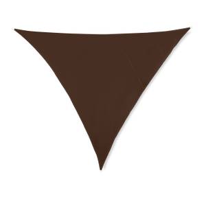 Voile d'ombrage triangle marron 400 x 340 cm