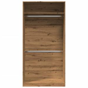 Kleiderschrank 298537-6 Eiche Dekor - Breite: 100 cm