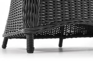 Gartensessel ATENA Schwarz - Rattan - 59 x 89 x 58 cm