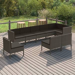 Garten-Sofagarnitur 69 x 69 x 69 cm - Polyrattan