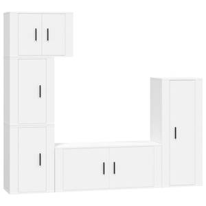 TV-Schrank 5er Set D640 Weiß