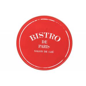 Tisch BISTRO DE PARIS Rot - Metall - 72 x 75 x 72 cm