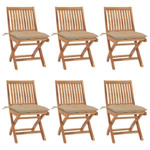 Gartenstuhl (6er Set) 3007494-3 Beige