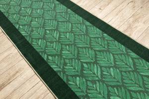Triangles de Couloir Feuilles Vert - Matière plastique - Textile - 133 x 1 x 880 cm