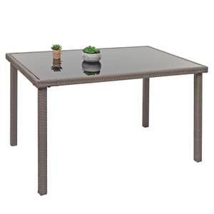 Poly-Rattan Tisch G19 Grau