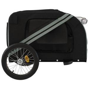 Remorque vélo pour chien 3028771-2 Gris - 69 x 74 x 134 cm