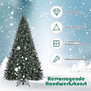 180cm Künstlicher Weihnachtsbaum Grün - Kunststoff - 110 x 180 x 110 cm