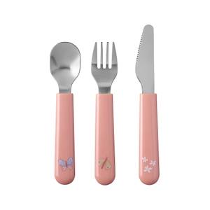 Kinderbesteck Mio 3er Set Rosé