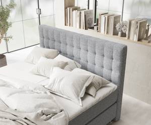 Boxspringbett Sorrento Grau - Breite: 180 cm