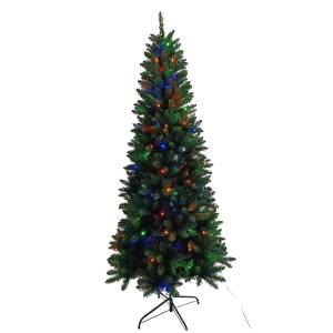 Weihnachtsbaum Ivar mit LED Grün - Kunststoff - 82 x 180 x 82 cm