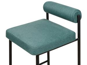 Tabouret de bar AMAYA Noir - Vert - Bleu pétrole