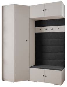 Garderobe Inova 2 Z21 Schwarz - Weiß - Schwarz