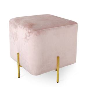 Schemel Cube serie Luxury Pink - Metall - 40 x 45 x 40 cm