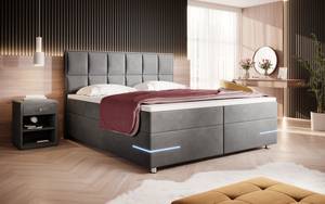 Boxspringbett Lea Grau - Breite: 180 cm - H2