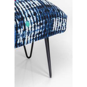 Banc Desna Bleu - Textile - 80 x 45 x 30 cm