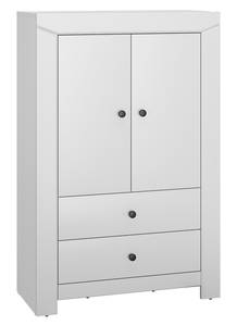 Stauraumschrank TERNI Grau - Holzwerkstoff - 92 x 139 x 42 cm