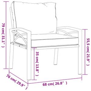 Gartenstuhl 3028360-1 Grau