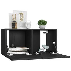 TV-Schrank 4er Set D774 Nussbaum Dunkel Dekor