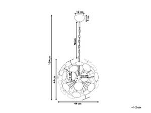 Lampe suspension MARITSA Noir - Doré