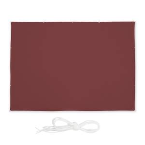 Voile d'ombrage bordeaux rectangulaire 550 x 450 cm