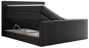 Boxspringbett KING DOREN Breite: 180 cm - H4 - Kunstleder