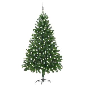 Arbre de noël Gris - Vert - Blanc - 105 x 210 x 105 cm