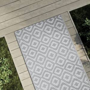 Outdoor-Teppich 3006547-46 Grau - Kunststoff - 250 x 1 x 80 cm