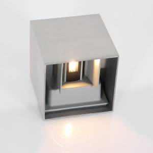 Wandleuchten Buitenlampen Silber - Metall - 10 x 10 x 10 cm