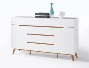 Sideboard Celio 4 Weiß - Holz teilmassiv - 169 x 101 x 40 cm