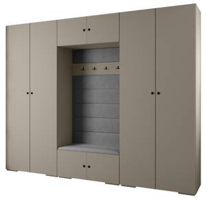 Garderobe Inova 2 Z9 Schwarz - Grau - Schwarz