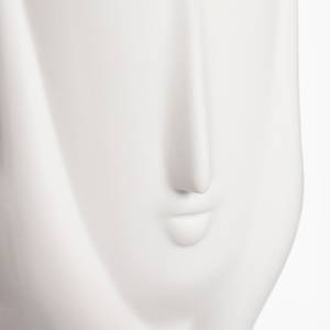 Vase Gesicht Weiß (12 x 11.5 x 30)