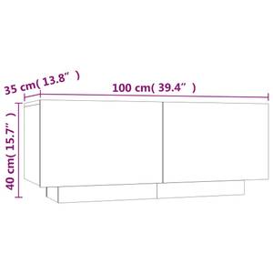 TV-Schrank 3008226 Raucheiche Dekor