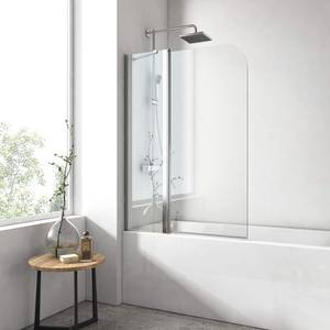 EMKE 100x140cm Badewanne Duschwand Glas - 6 x 140 x 100 cm