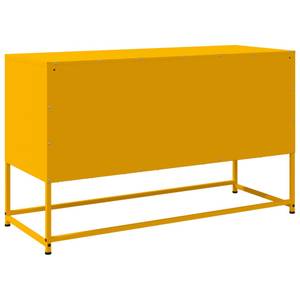 Highboard DE3044 Weiß - Metall - 39 x 123 x 36 cm