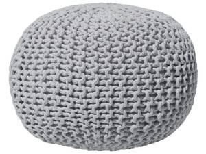 Pouf CONRAD Grau - Hellgrau - 50 x 35 x 50 cm