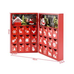 Adventskalender Emblica Naturfaser - 9 x 31 x 21 cm