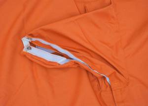 Ersatz-Bezug für Doppel-Ampelschirm T44 Orange - Textil - 303 x 1 x 303 cm