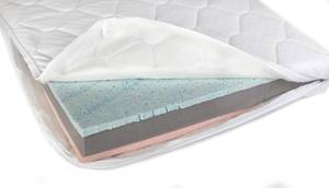 Matelas AIR MSS M Blanc - Textile - 60 x 9 x 120 cm